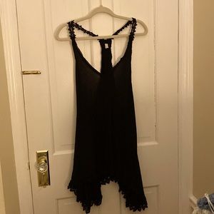 new • wishlist basic lace hem slip dress